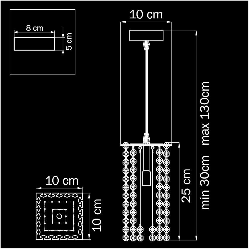 Подвесной светильник Lightstar Cristallo 795424 LIGHTSTAR CRISTALLO 070463 Хром - Вид №1