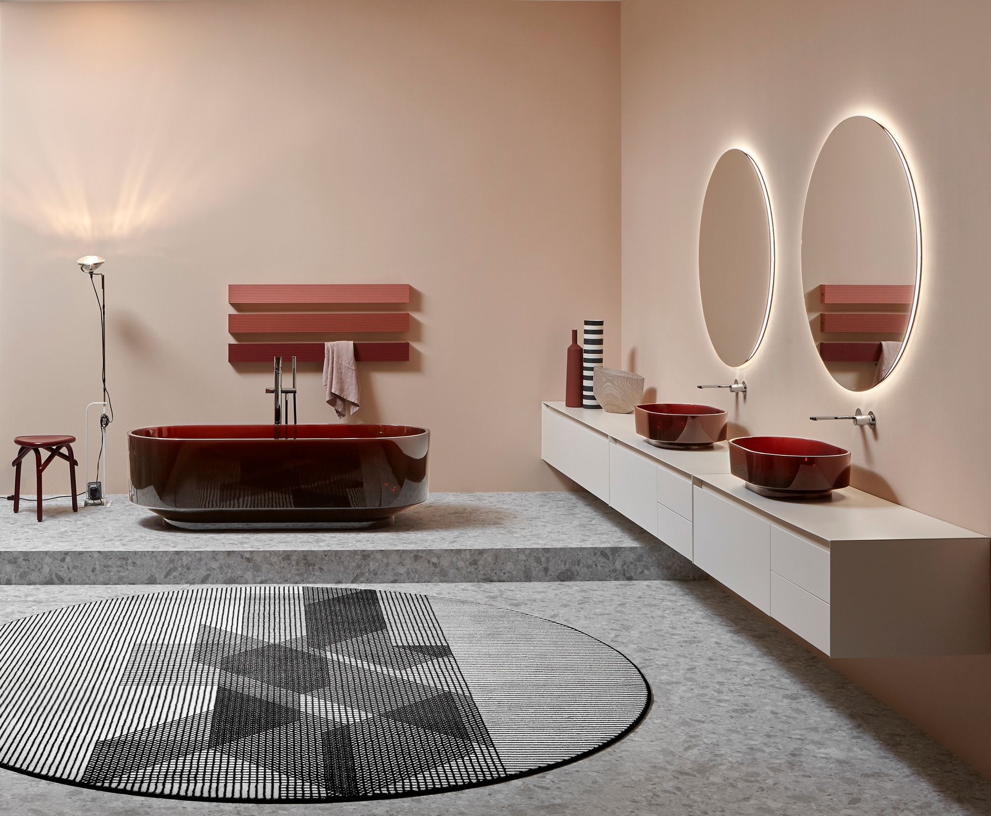 Овальная ванна в центре комнаты в Cristalmood® Antoniolupi Borghi ARCH-00086899 - Вид №11