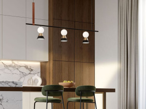 Металлический светодиодный подвесной светильник