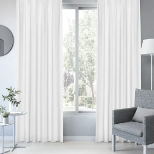 Штора на ленте Inspire Tula 160x280 см цвет белый 88935246 STLM-2141417