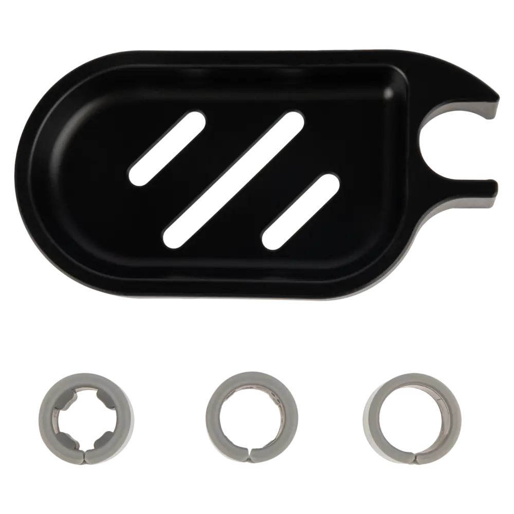 Мыльница для душевой штанги Osgard Endi 18-22 мм цвет черный матовый STLM-2212420 - Вид №1