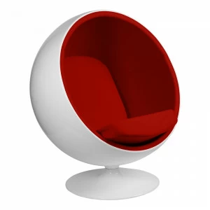 Кресло Eero Aarnio краснаое SOHO DESIGN ДИЗАЙНЕРСКИЕ, EERO BALL 131527 Красный