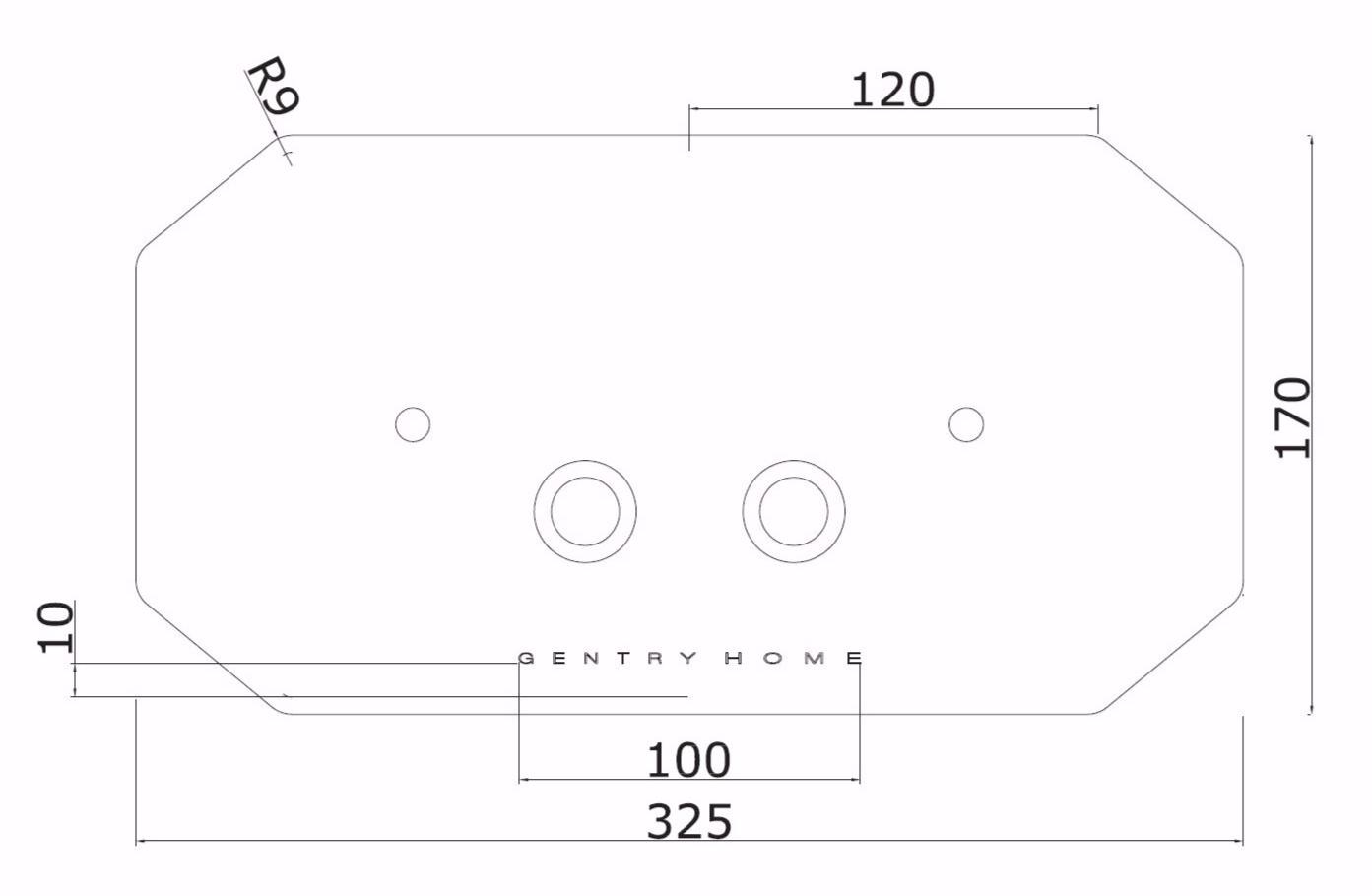 Gentry Home Кнопка смыва для унитаза Belgravia sun-id-1434721 - Вид №3