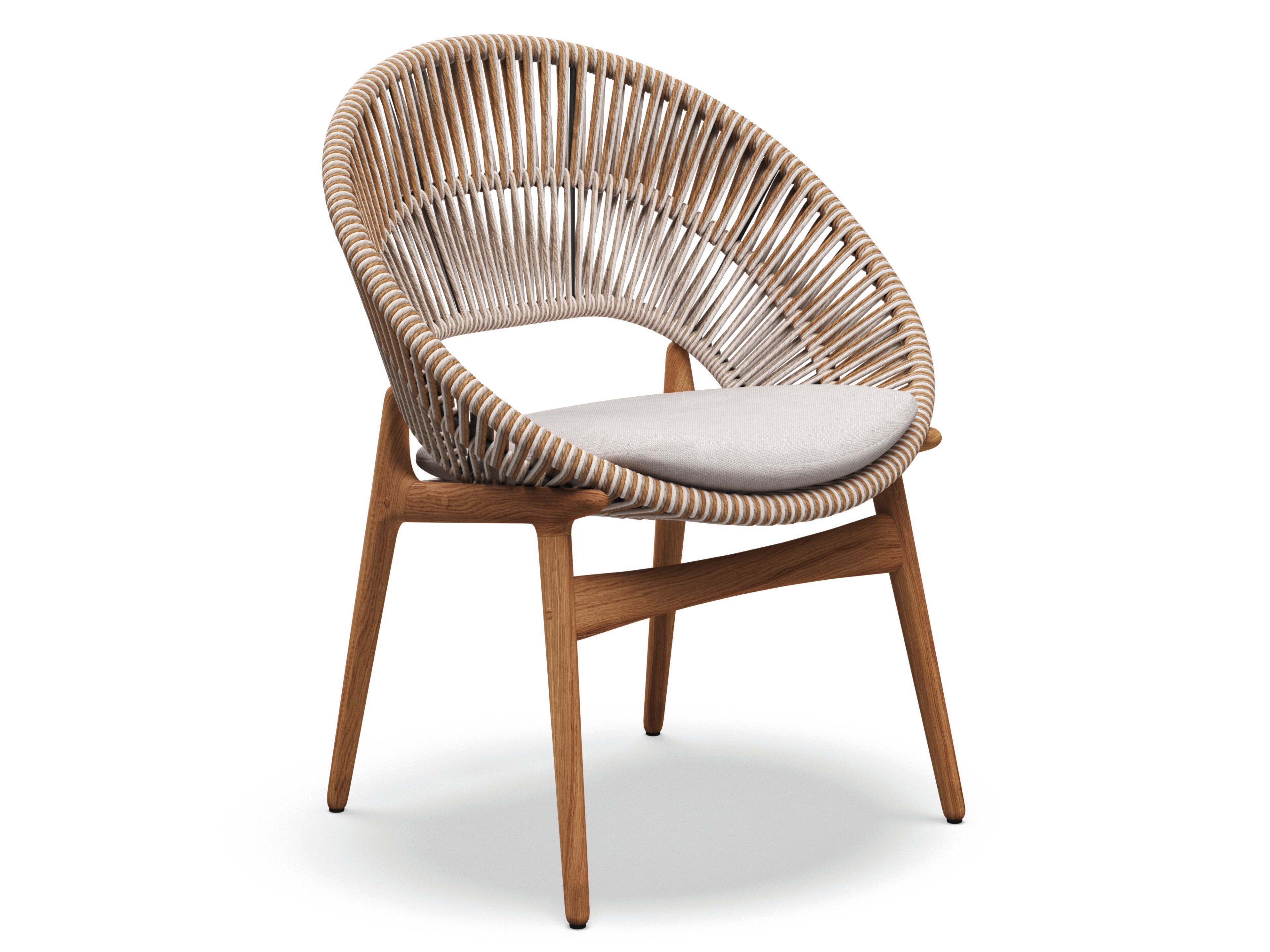 Плетеный и ТИК садовый стул Gloster Бора ARCH-00040511