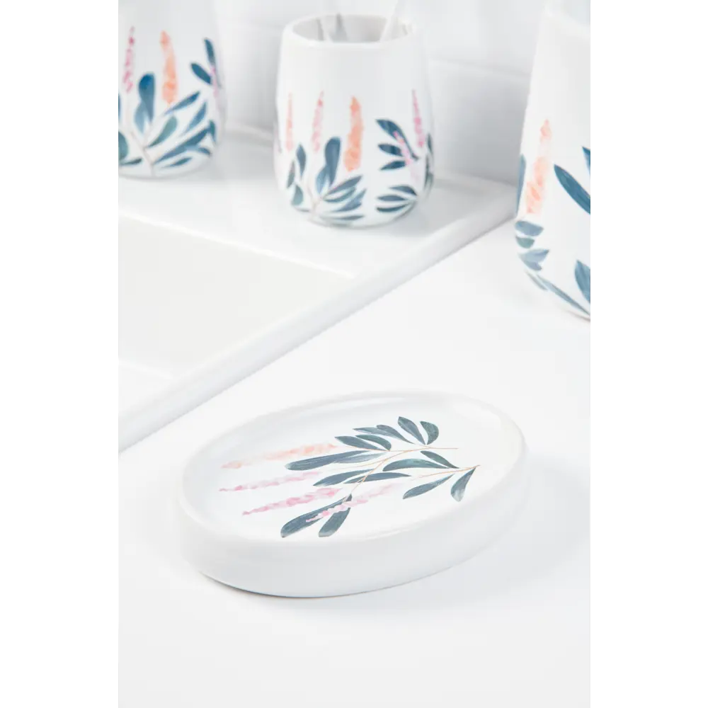 Мыльница Meadow керамика цвет мультиколор SWENSA STLM-2170977