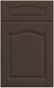 Фасады для кухни Кантри Фрезеровка «Оксфорд» Браун грей №554