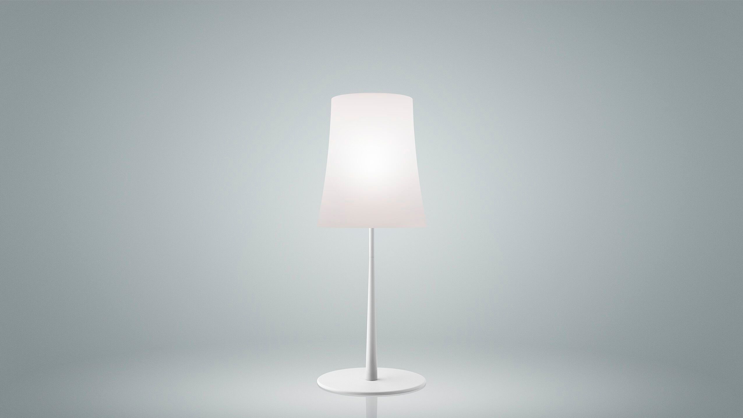 Настольная лампа из поликарбоната и окрашенного алюминия Foscarini птичка ARCH-00034226 - Вид №17