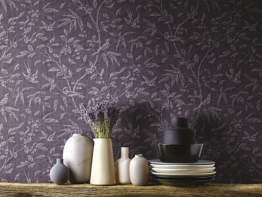 Inkiostro Bianco Обои под ткань с цветочными мотивами Wall in love again 2018 Inkfmnd14