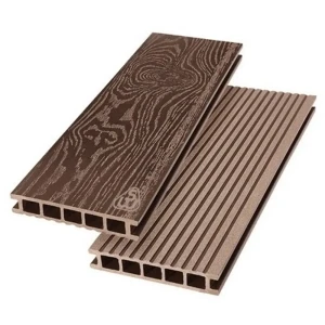 91591087 Террасная доска ДПК Savewood цвет терракот 2000x144x25мм двусторонний вельвет/структура дерева 0.58м² 2шт STLM-1471447