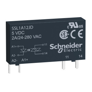SSL1A12BDR ТВЕРДОТЕЛЬНОЕ РЕЛЕ, 1 ФАЗА, 2А Schneider Electric Компоненты управления