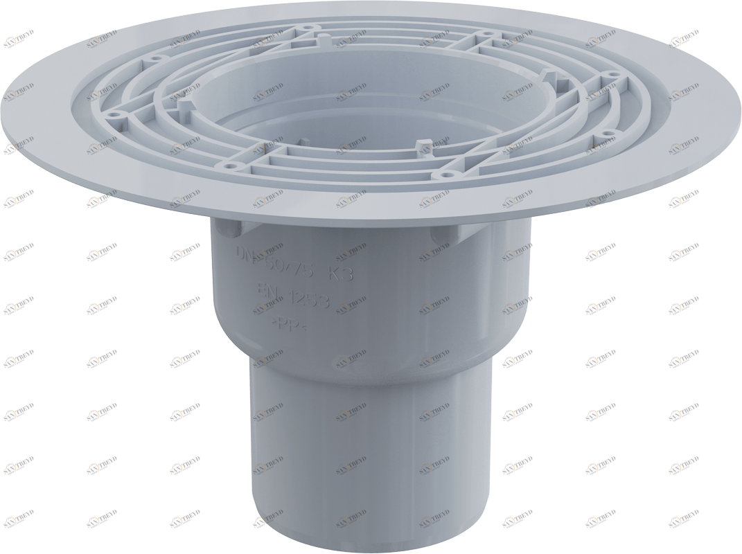 Корпус сливного трапа DN50/75, подводка – прямая ALCAPLAST APV2000
