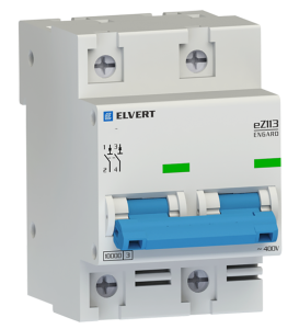 90548886 Автоматический выключатель eZ113 2P D50 А 10 кА eZ1132D-50 STLM-0276198 ELVERT