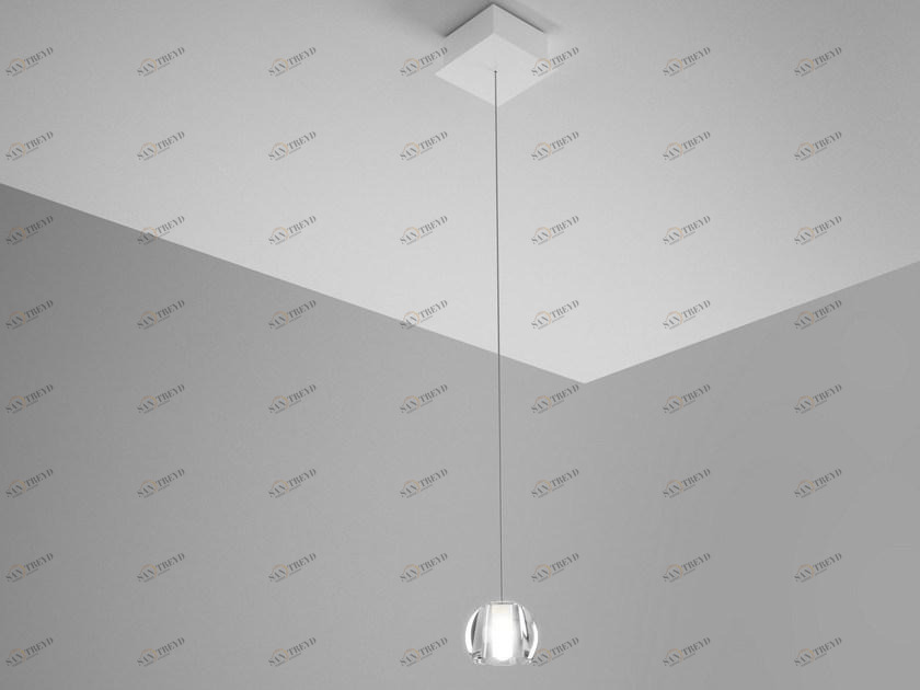 Fabbian Подвесной светильник с кристаллами прямого света Multispot sun-id-1358430