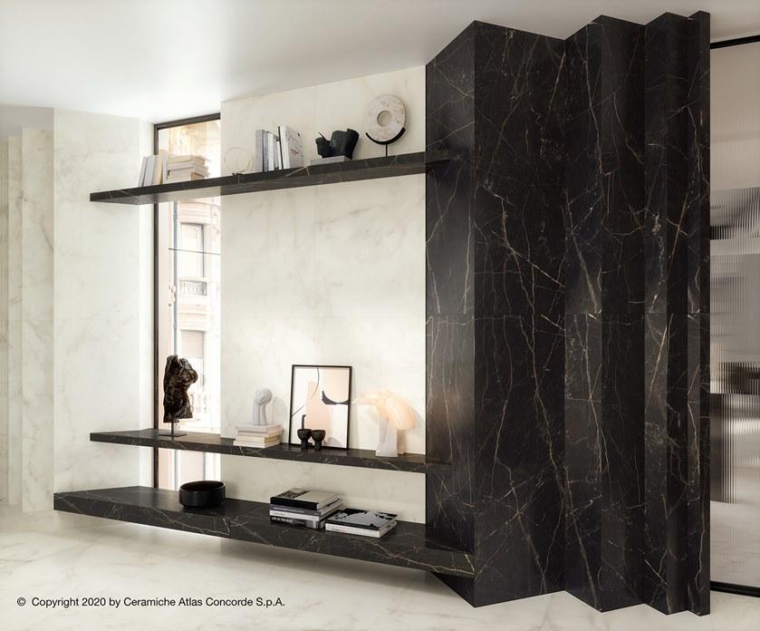 Atlas Concorde Белая плитка для стен с эффектом мрамора Marvel shine sun-id-1375735 - Вид №17