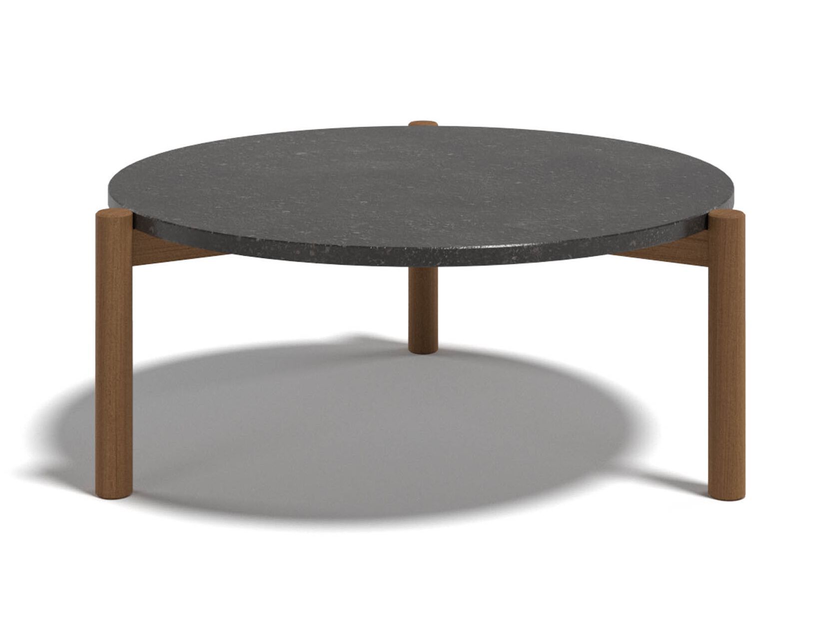 Круглый стол из тикового дерева и столешница из керамогранита Atmosphera Lodge .25 ARCH-00143892