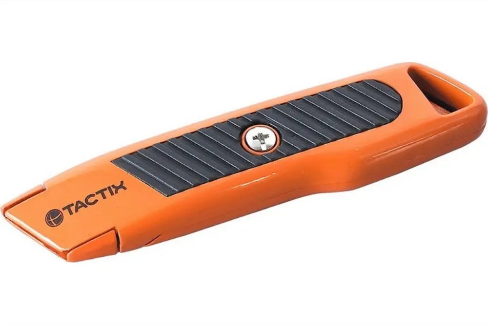 91216874 Нож Tactix 261015 алюминиевый корпус с трапециевидным лезвием 220 мм STLM-0839484