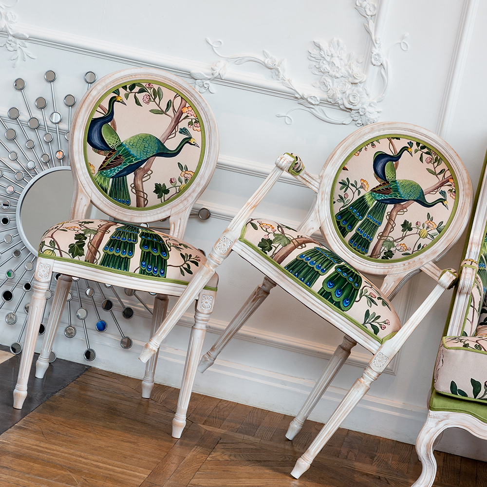 21060750 Полукресло «Индокитайский зелёный павлин» Object Desire  - Вид №5