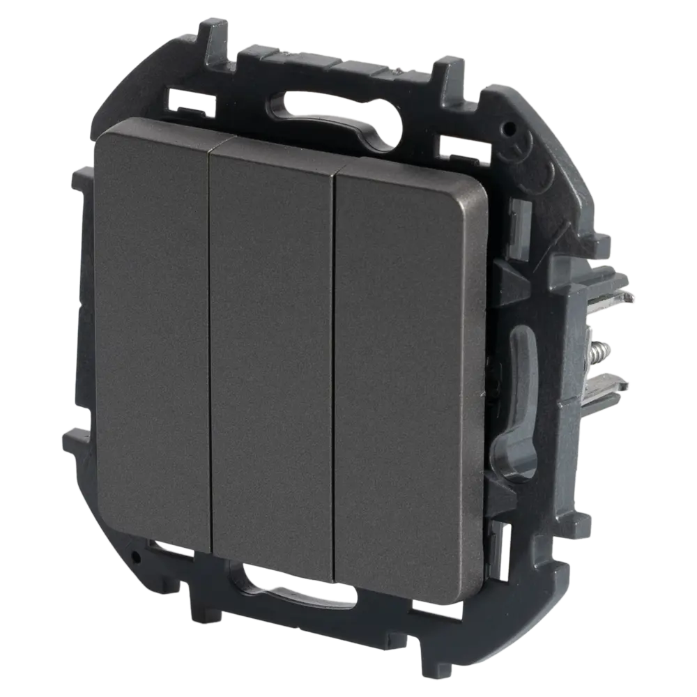 LEXMAN Lilian: трехклавишный выключатель в стиле «Титан» для интеллектуального управления светом 86761706 STLM-1404205 - Вид №1