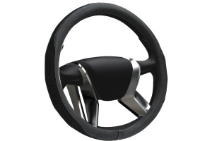16266136 Оплетка руля Mesh 3D M кожа, сетчатая вставка, черная OPLA0121 Azard