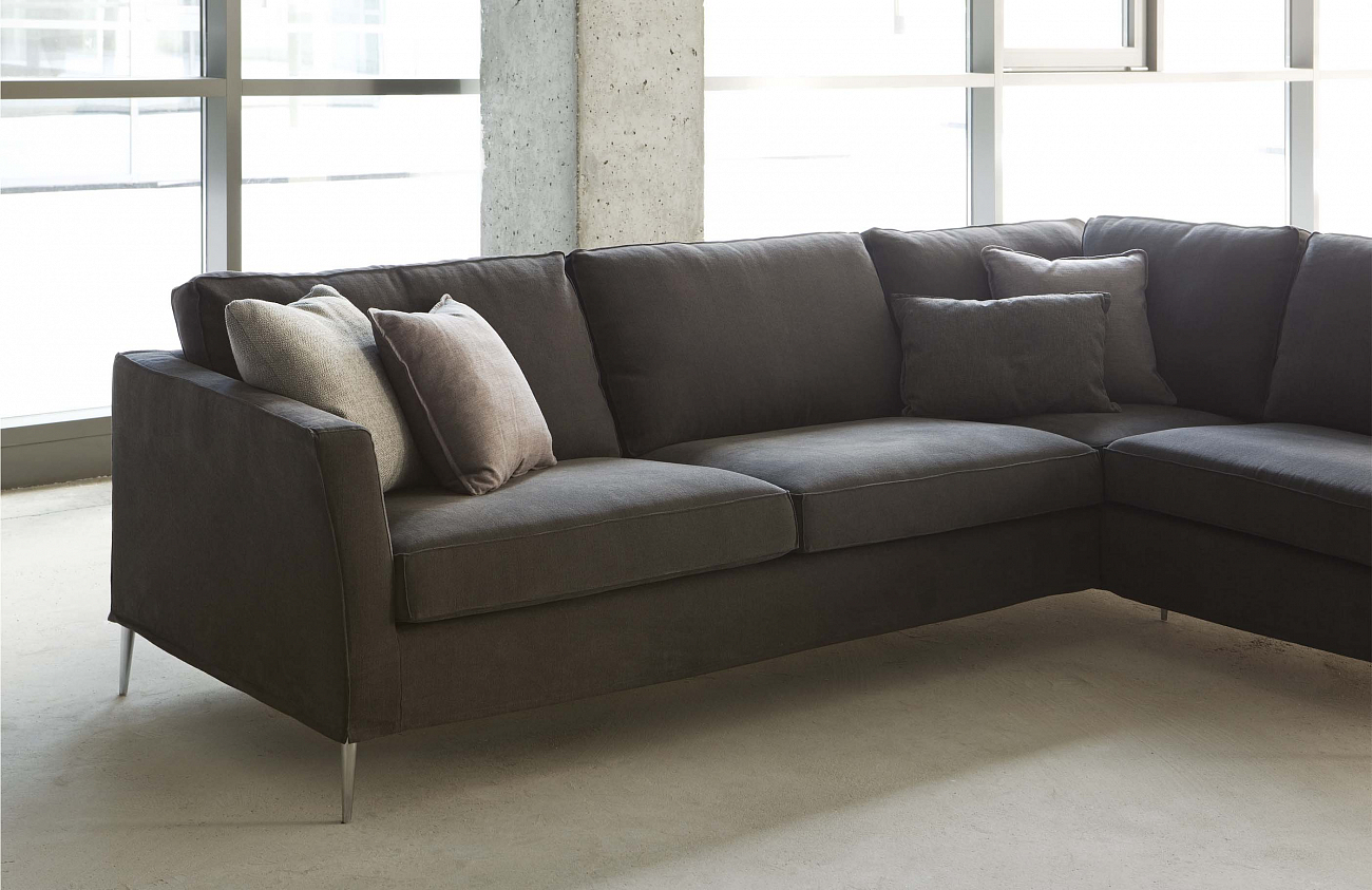 Диван Caprice двухместный прямой темно-серый SITS CAPRICE 191922 Серый - Вид №4