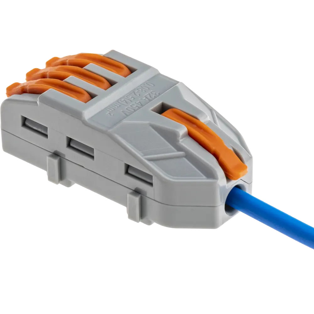 87887424 Клемма разветвительная Duwi 26665 4-проводная 4 мм 4 шт. STLM-1117901  - Вид №11