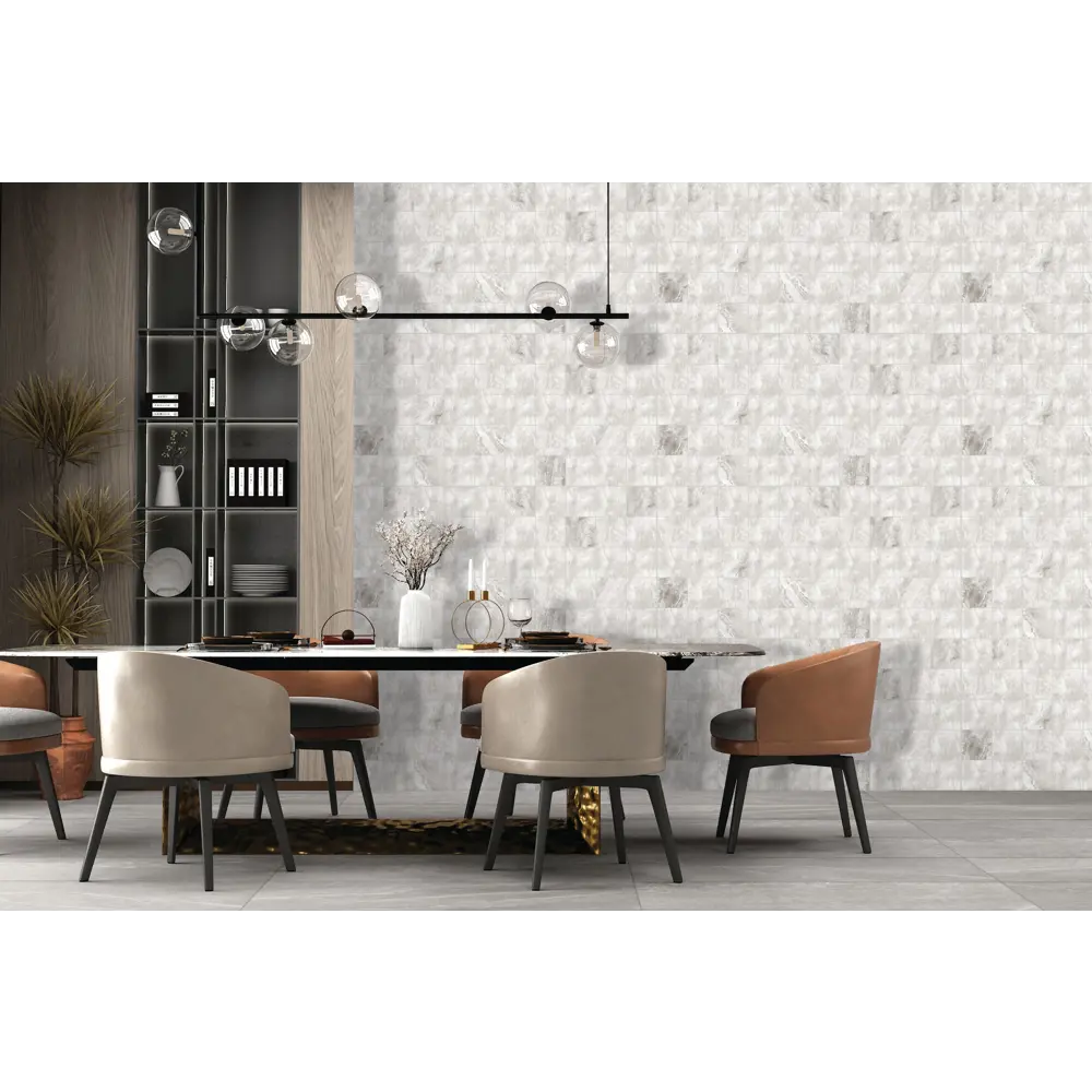 Пластмаркет Стеновая панель ПВХ с текстурой мраморного снега 89379526 STLM-1498226 - Вид №3