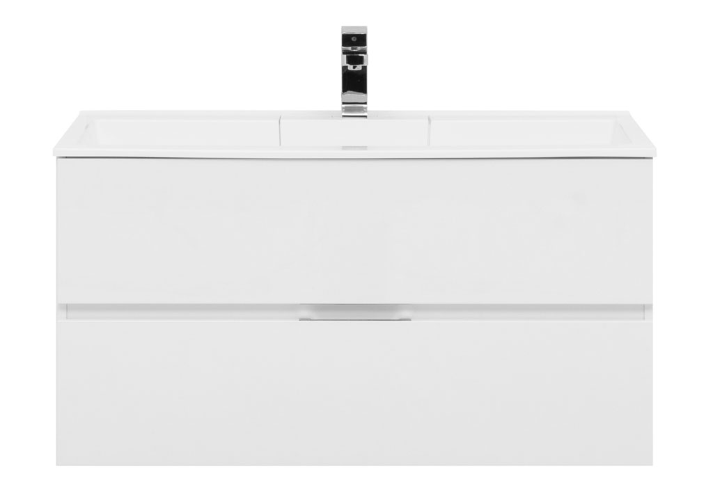 Тумба с раковиной Aquanet Алвита 100 белый 0023534100222717 - Вид №2