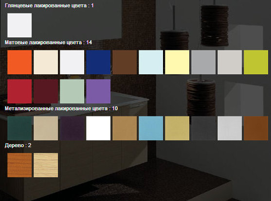 GI61 GIGLIO Комплект мебели для ванной комнаты 145 см ARDECO Ardeco S. R. L 42667 - Вид №1