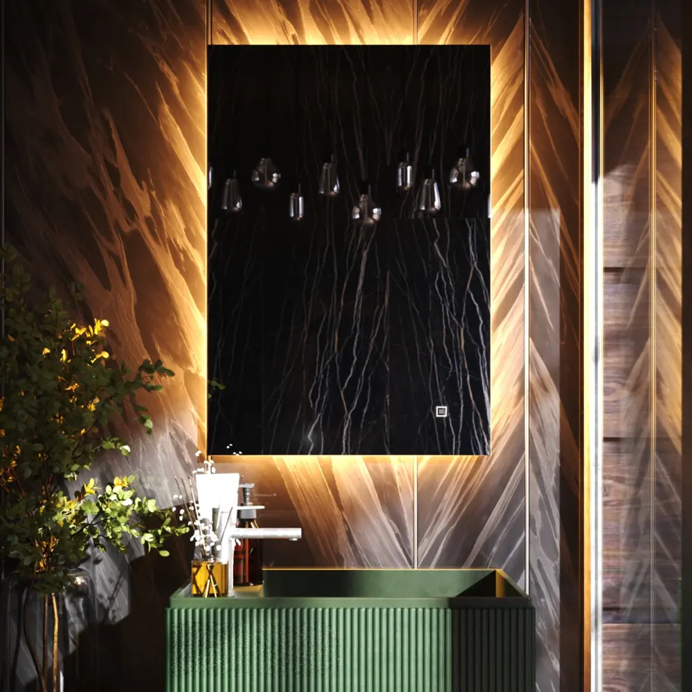 Зеркало с подсветкой Omega Glass Веста - элегантное решение для современной ванной 89372646 STLM-0984710