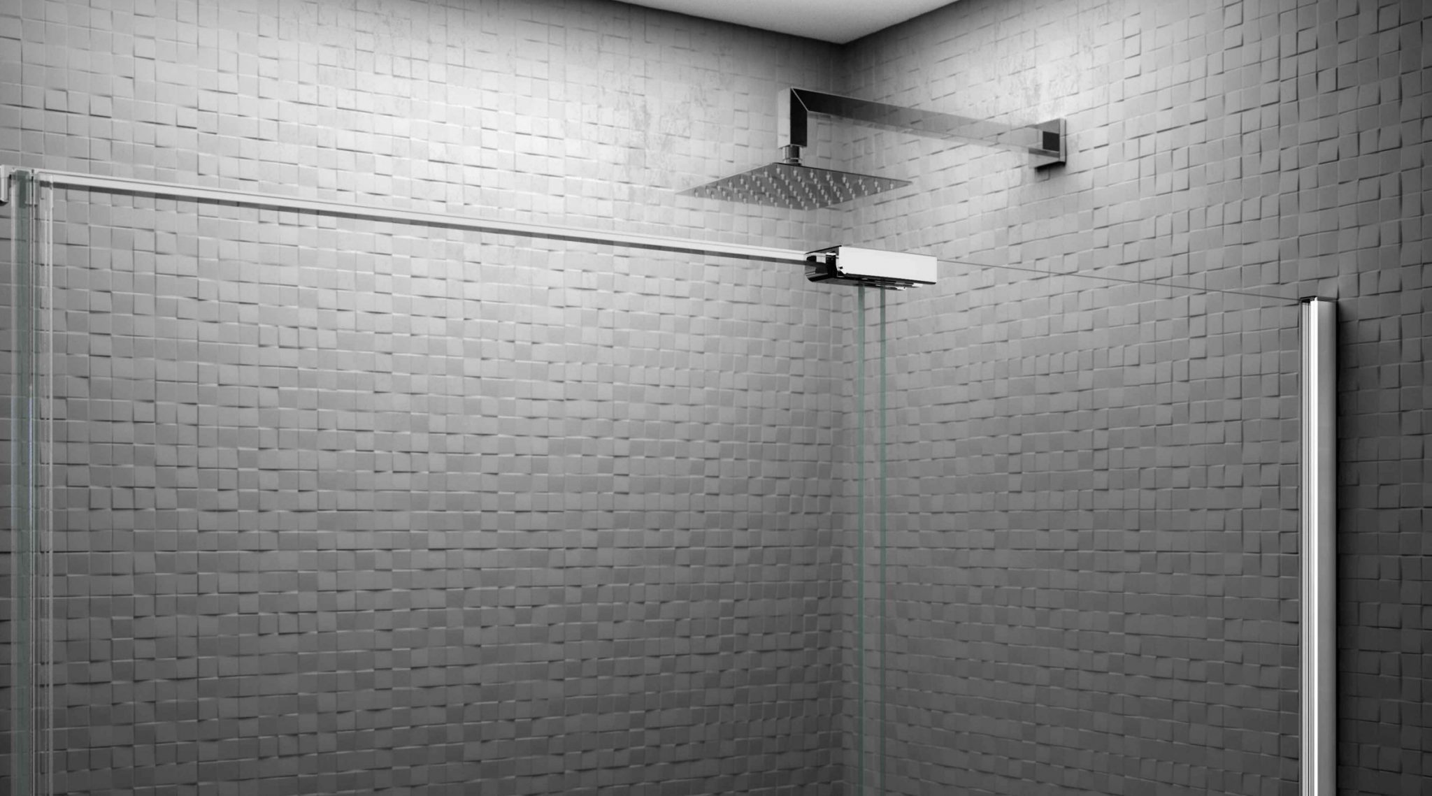 Дверь в нишу ARXFSL110 L or R Merlyn Arysto Хромированный  - Вид №4