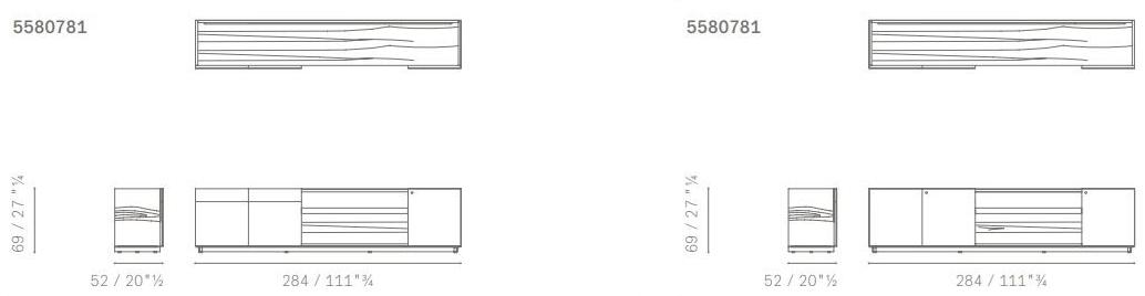 Poltrona Frau Низкая офисная кладовая из дерева L'ufficio - sistemi direzionali 5580781 - Вид №3