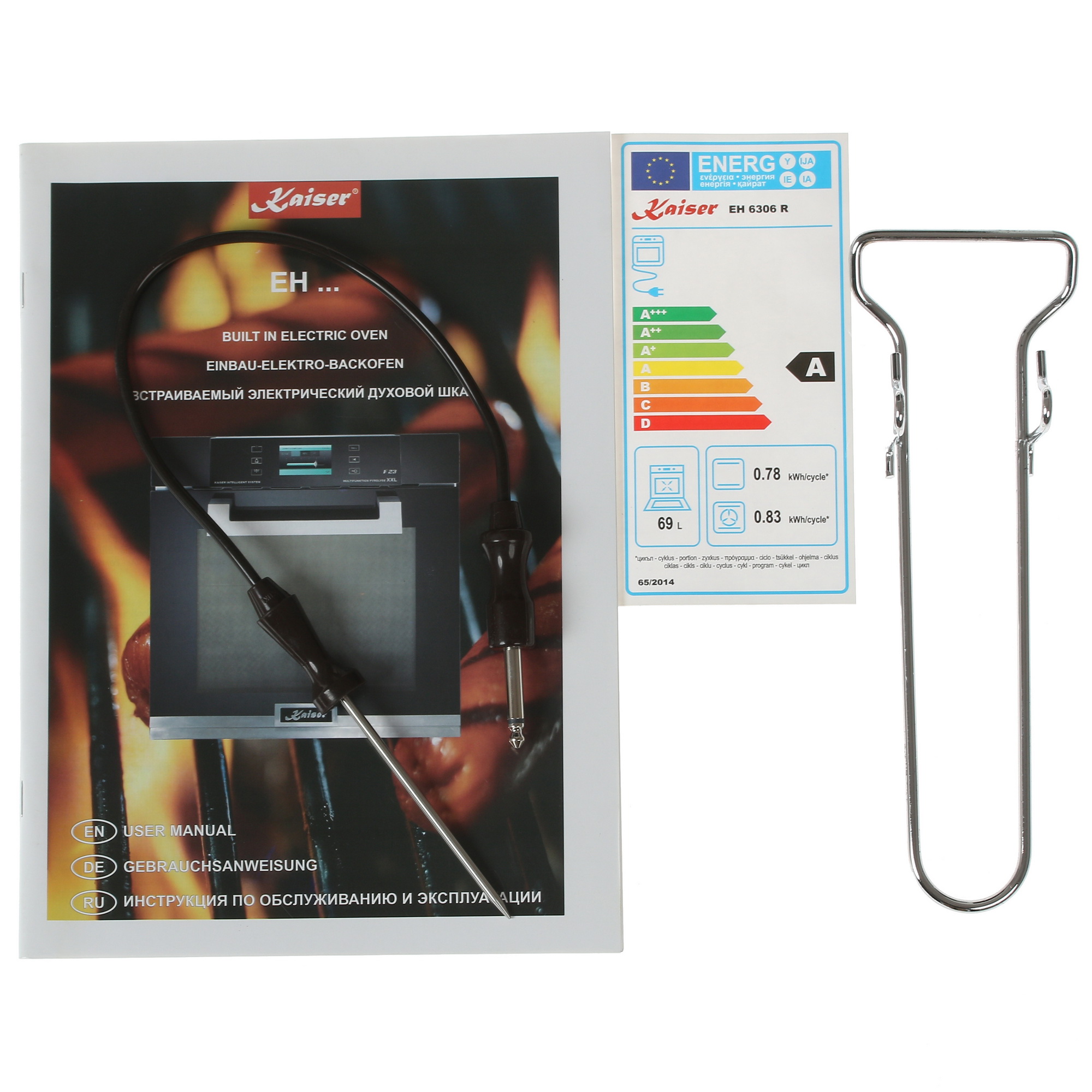 5347622 Электрический духовой шкаф Kaiser EH 6306 R серебристый STDN-0142486 - Вид №8