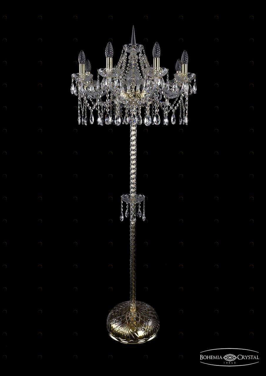 Торшер Bohemia Ivele 1413T2/8/200-160/G BOHEMIA IVELE ПОД СТАРИНУ, СВЕЧА, ЭЛИТНЫЕ 219617 Золото 