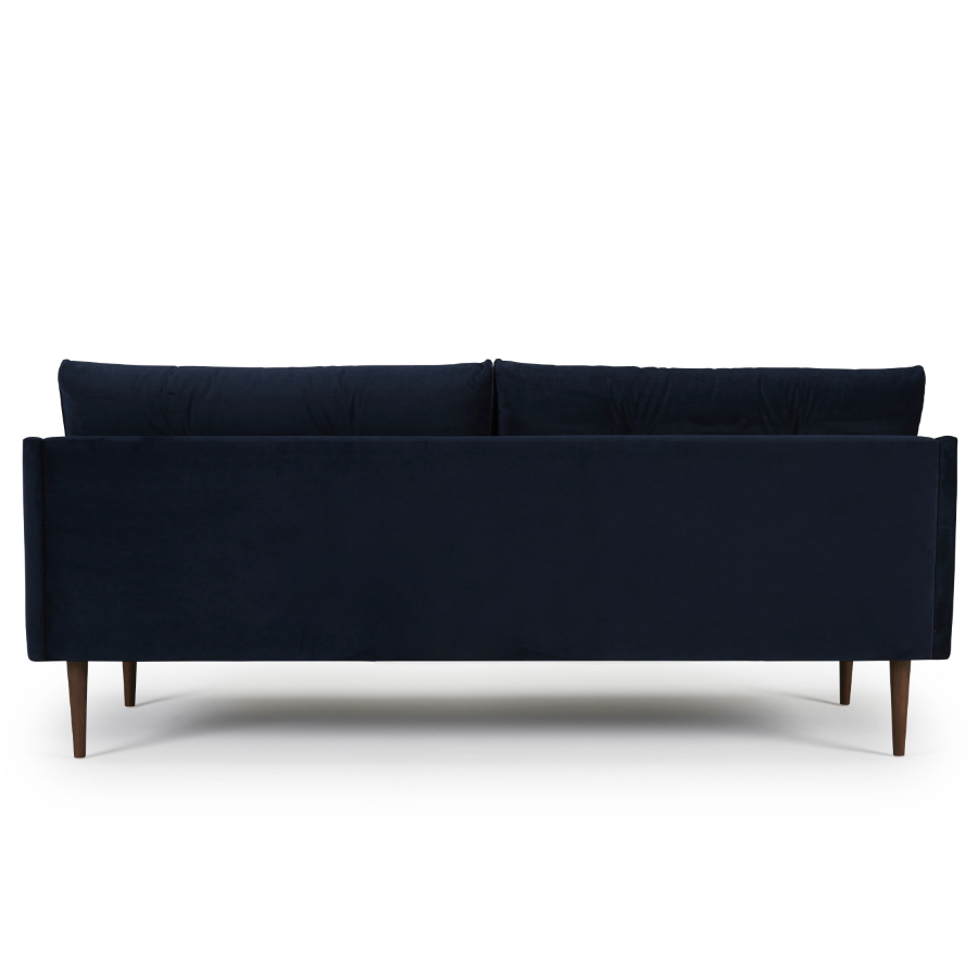 Диван трехместный Anton с ножками из дуба/грецкого ореха, темно-голубой Kragelund 3750324604 - Вид №4