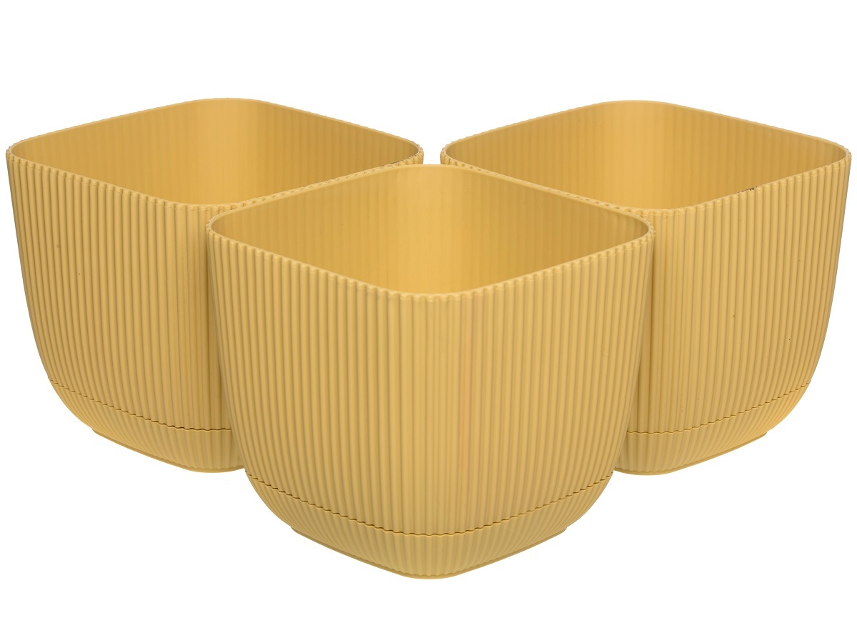 Горшок для цветов Maio 1.8L Yellow NAVAKO 16077 - Вид №3