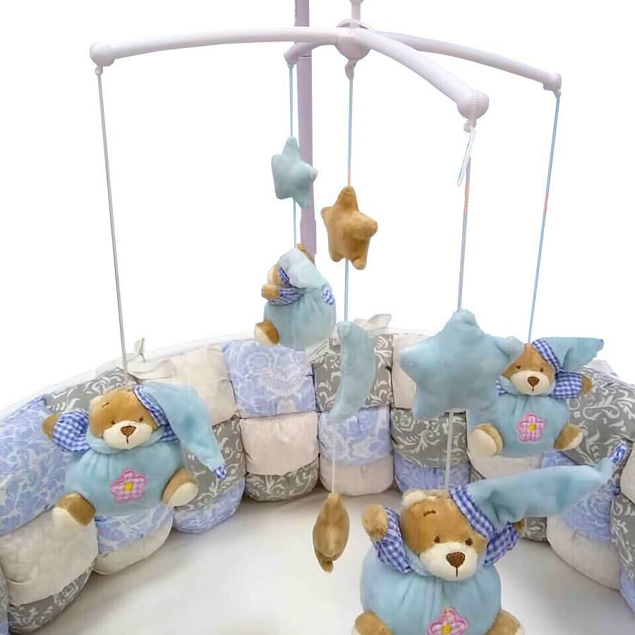 Мобиль на кроватку с музыкальным держателем "Мишки" голубой COMFORTBABY  351336 Голубой Santreyd  - Вид №1