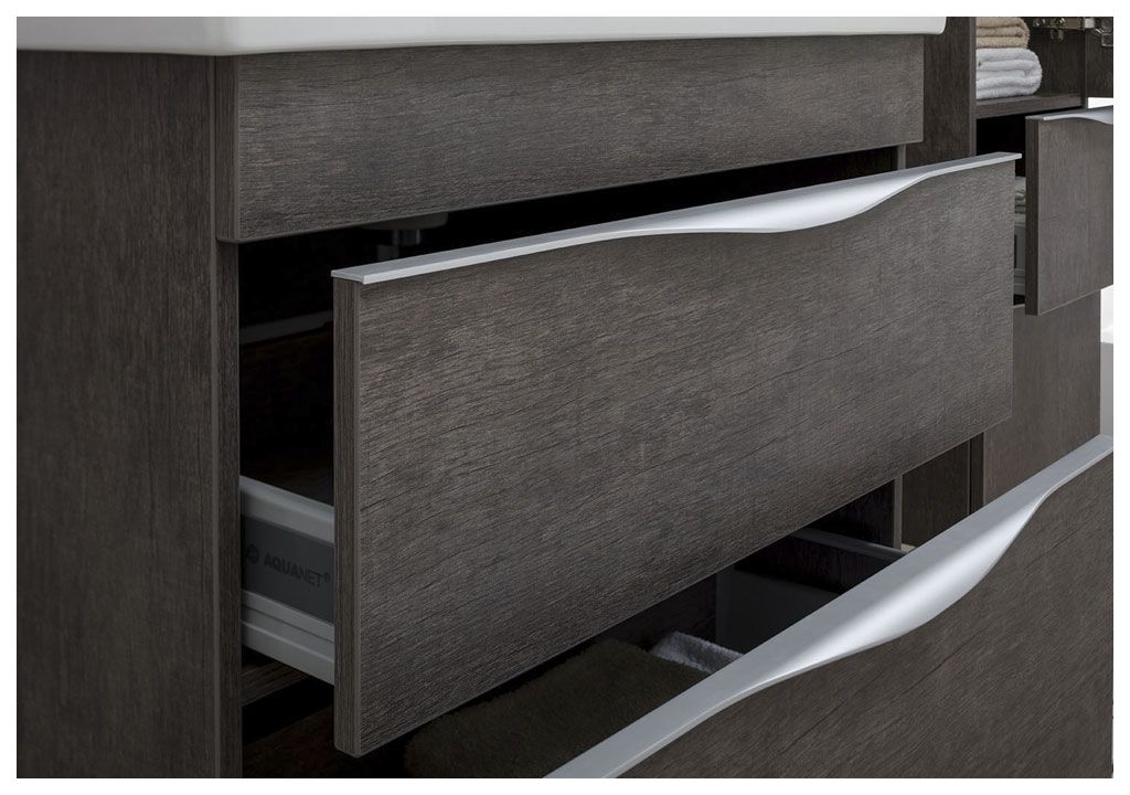 Тумба с раковиной Aquanet Эвора 80 дуб антик 0018300200182324 - Вид №7