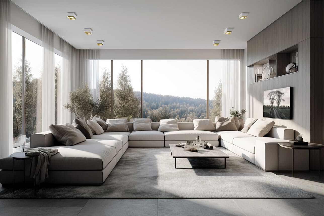 Гипсовый потолочный светильник Tecnico SYME QUADRATA ARCH-00139395 - Вид №9