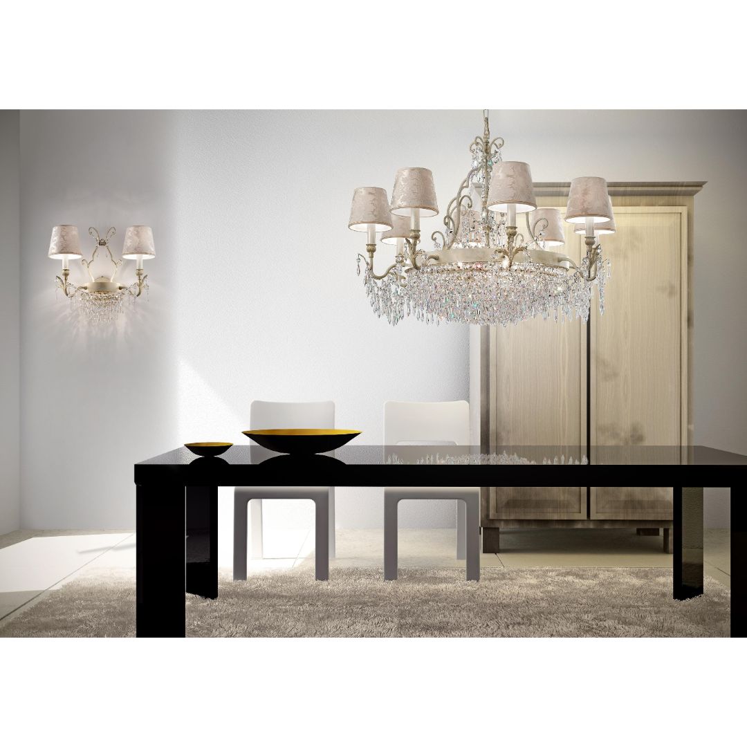 Masiero GLASSE A2+1 P01 CUT CRYST/4010 бра Glassé 114969 - Вид №1