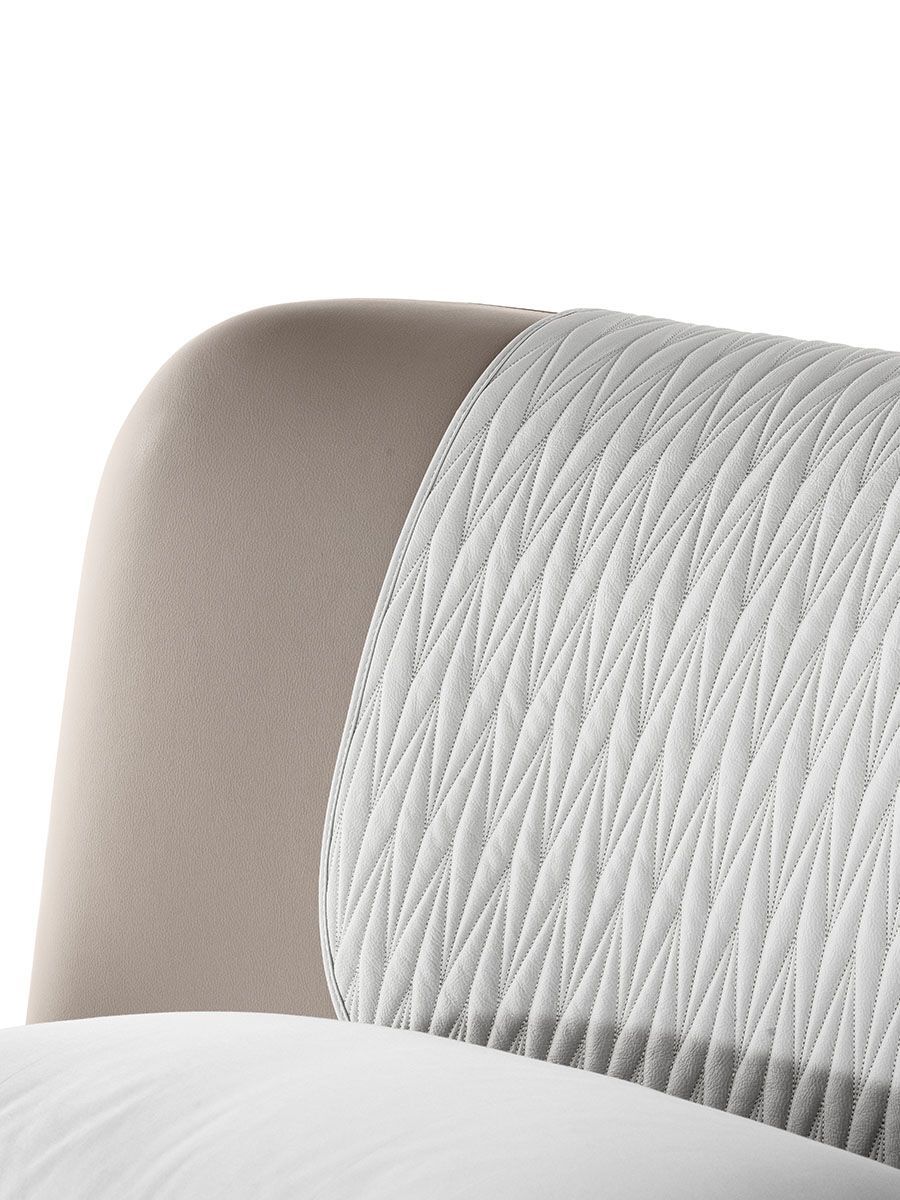 Двуспальная кровать с мягким изголовьем Poltrona Frau коллекция-мебель и аксессуары ARCH-00102801 - Вид №7