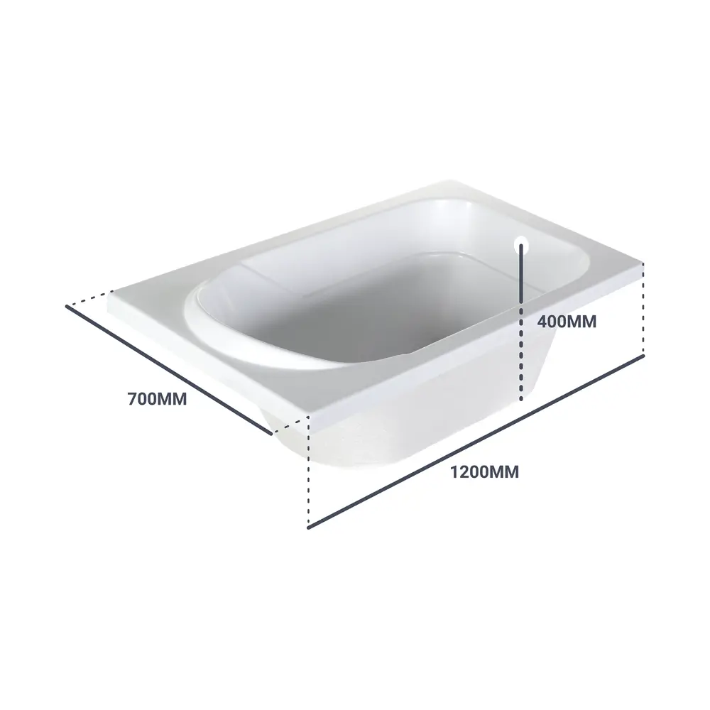 Акриловая ванна Santreyd Aquanet Libra — современная классика для вашей ванной комнаты 17806764 STLM-0008655 - Вид №3