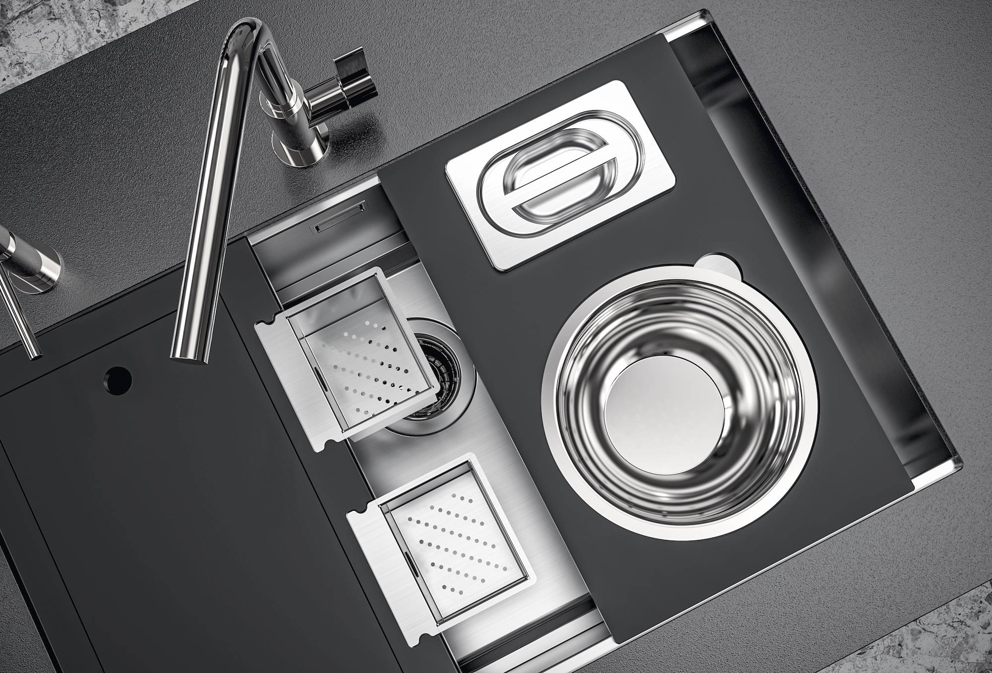 Раковина из нержавеющей стали Foster Quadra Evo ARCH-00124779 - Вид №1