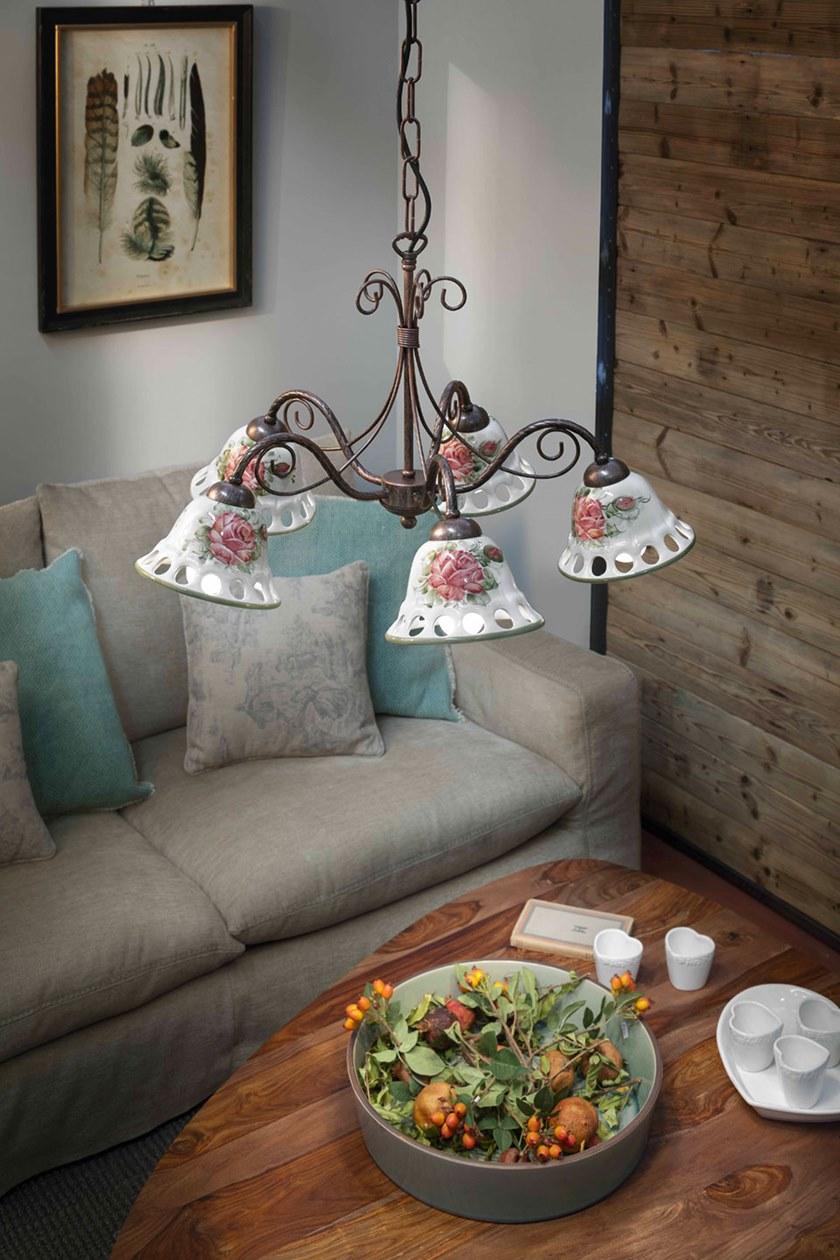 FERROLUCE Керамическая люстра Napoli C363 - c364 -3/5/8 - Вид №5