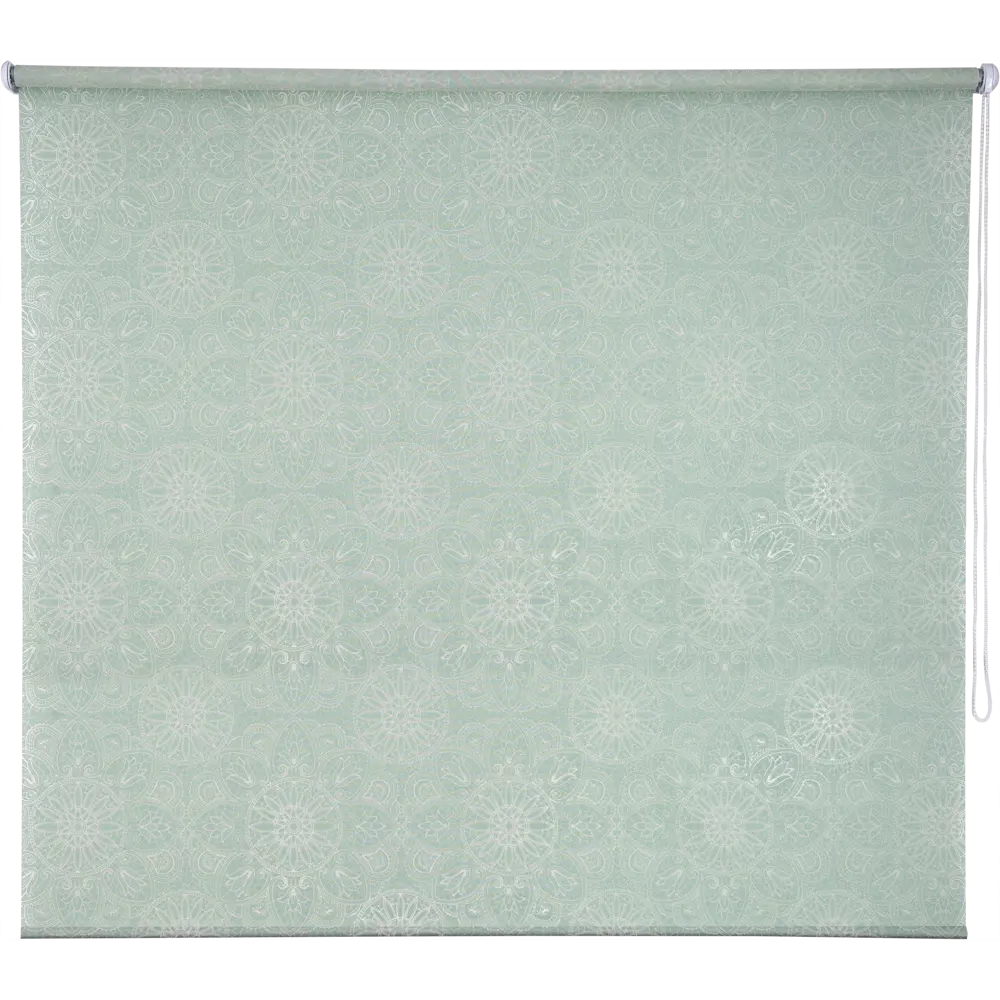 Штора рулонная «Мандала» 180х175 см, цвет бирюзовый GARDEN Нео-классика STLM-2083041