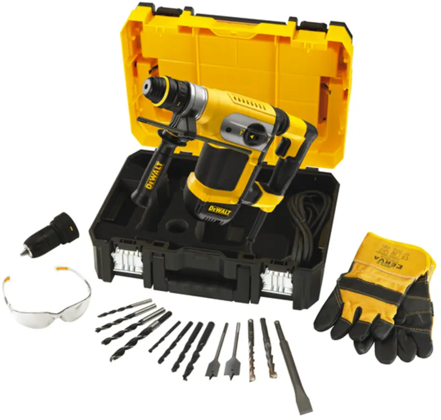 91291169 Перфоратор сетевой SDS Plus Dewalt D25417KT-QS, 1000 Вт, 4.2 Дж STLM-0840015