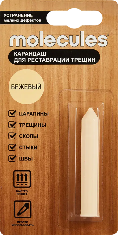 87601515 Карандаш для мебели Molecules бежевый 5.7 г STLM-1007624