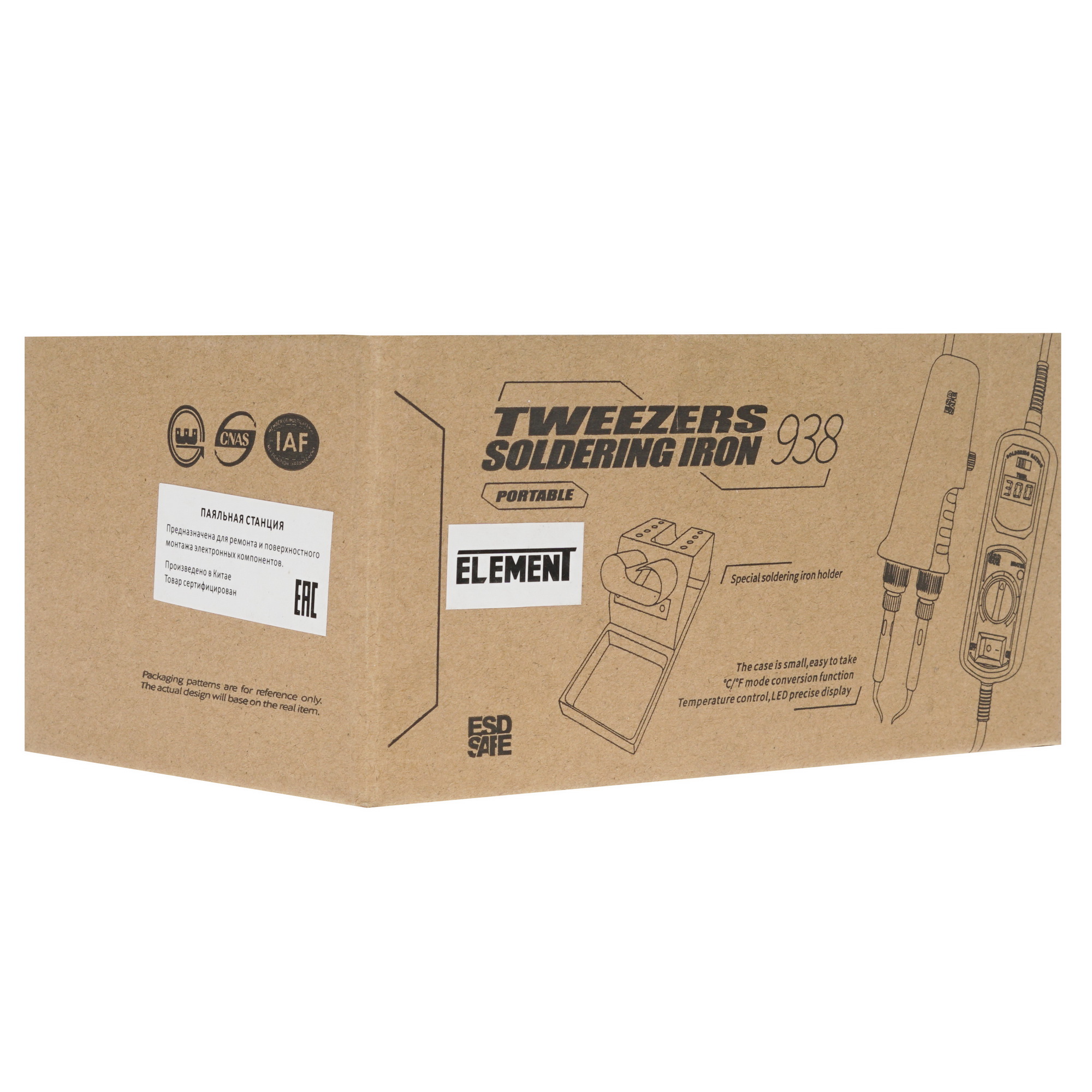 Термопинцет ELEMENT 938D 75 Вт 1238938 STDN-0025838 - Вид №6