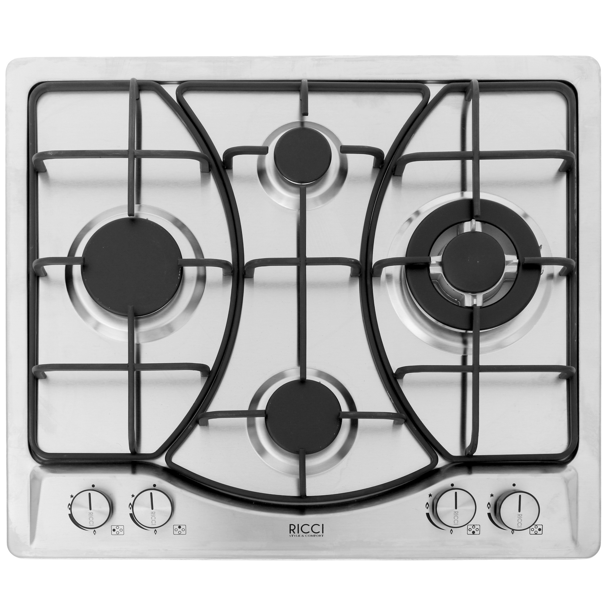 8164445 Газовая варочная поверхность Ricci HBS4510D STDN-0010709