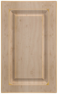 Фасады для кухни Патина Фрезеровка «Монбельяр» Берёза полированная №22 SIST1986-226