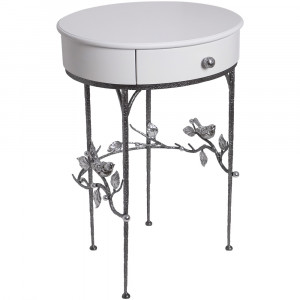 15012 Туалетный столик Терра Айс Античное серебро BOGACHO